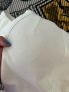 White Paded Dress