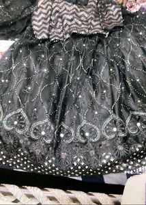 FIX PRICE 🖤 Black Engagement Heavy Lehnga