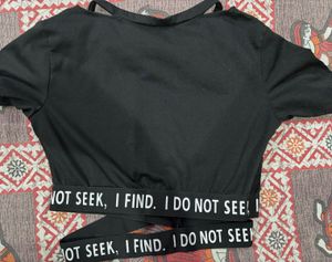 Black Crop Top