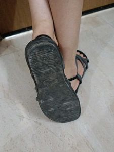 Strappy Black Sandals