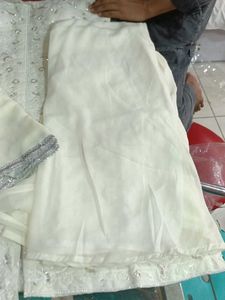 Elegant White Embroidered Salwar Kameez