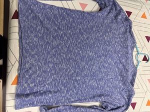 Heathered blue Casual Tshirt
