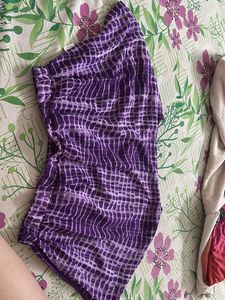 Purple Patterned Top