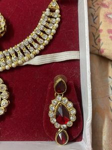 Red &amp; Gold Jewelry Set