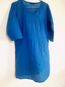 Dark Blue Kurta Cotton 😍
