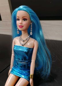 Blue Dress Doll