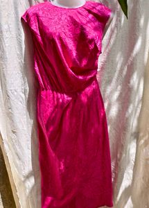 I. Pink Midi Dress