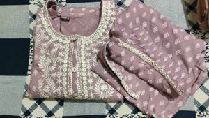 Elegant Embroidered Kurta Set
