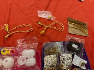 🆕 Silk Thread Jewel Making Accessories