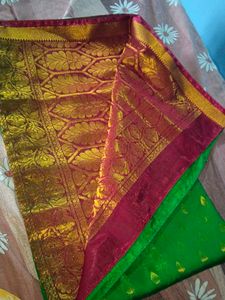 Green Pattu Saree