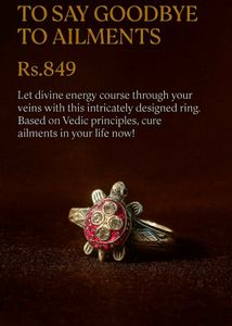 Turtle Design pure silver ring