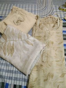 Linen Suit Simple And Sober