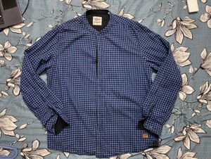 Roadster Men Blue &amp; Black Checked Pure CottonCasua
