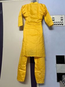 Designer Yellow Kurta Set