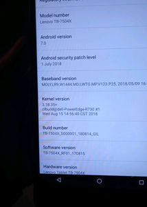 Lenovo Calling Tab-  Slim