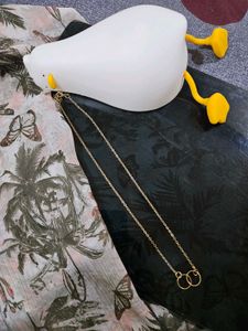 Gold Circle Pendant Necklace