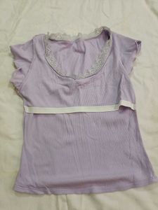 Lavender Lace Top