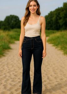 Black Bootcut Women Jeans