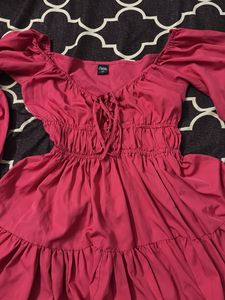 Pink A Line Dress