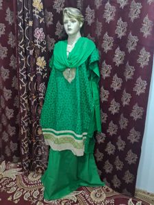 Green Kurta Set