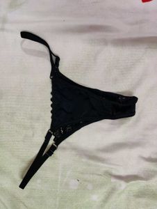 Black Lace Thong