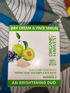 Organic Harvest Day cream & Face Serum