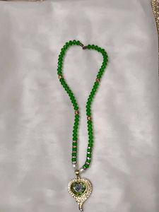 Green Beaded Necklace