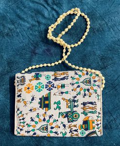 Ethnic Print Clutch