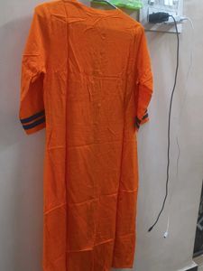 Elegant Orange Kurta