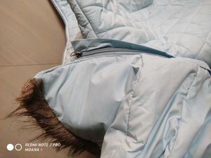 Light Blue Quilted Vest