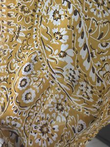 Mustard Paisley Print Top