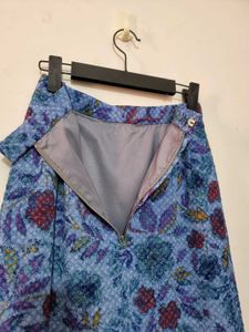 Floral Print Midi Skirt