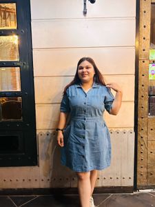 Denim Shirt Dress