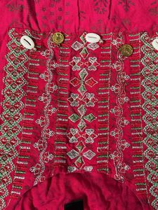 Pink Embroidered Kurta Sharara Set
