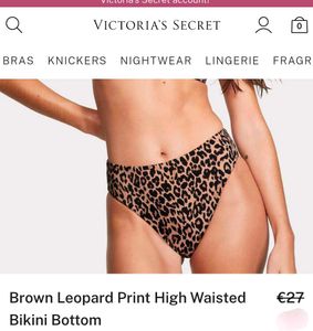 Victoria&#39;s Secret Leopard High-Waisted Bikini