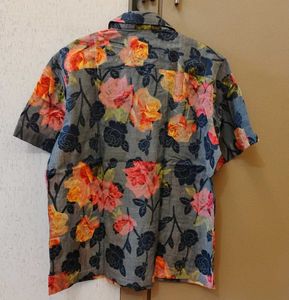 Floral Print Party Shirt (44&#34;)