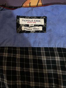 U.S Polo Checked Black And White