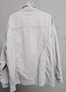 ONLY Cream Corduroy Longline Jacket