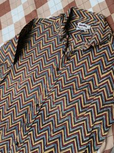 Fabindia Men Cotton Multi Colour Printed Shirt