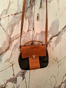 Vintage Leather Sling Bag