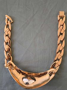 ZARA Chunky Stone Studded Gold Necklace