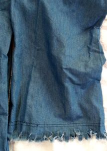 Korean Blue Y2k Trousers.