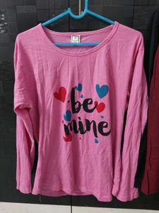 Stylish round neck Printed Ladies Tshirt