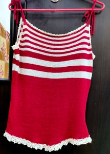 Crochet Knitted Tank Top