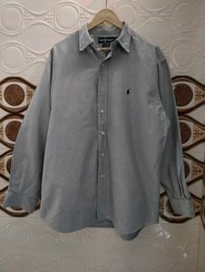 Grey Ralph Lauren Full Sleeve Shirt