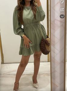 Olive Green Dress