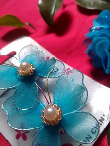 Blue Hair Accessories Set