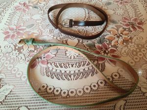 Combo New Belts and Cream Pant