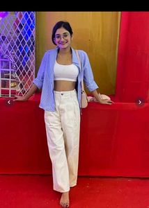 Striped Oversized Women's Shirt