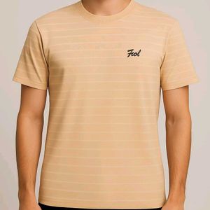 Striped &#39;Fool&#39; Tee